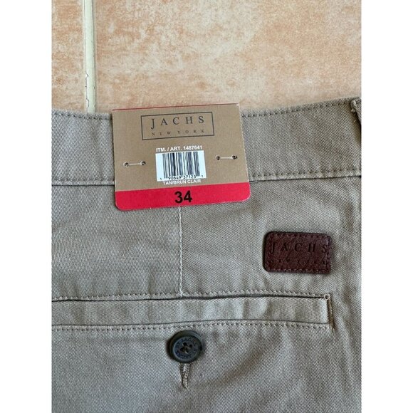 Jachs‎ New York  Tan /Brun Clair shorts Men size 34 - Picture 3 of 9